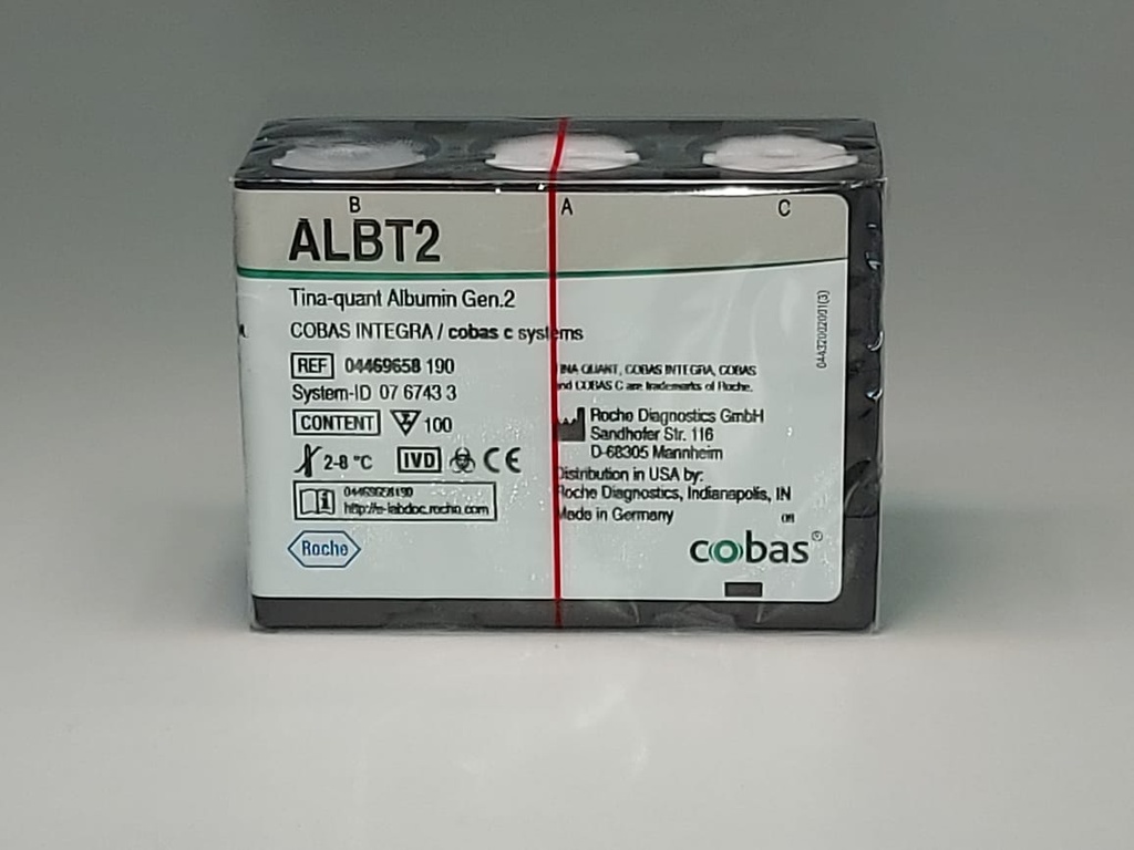ROCHE COBAS ALBUMIN TURBIDIMETRY (ALBT2) (100 TEST) Aldeal LabTech